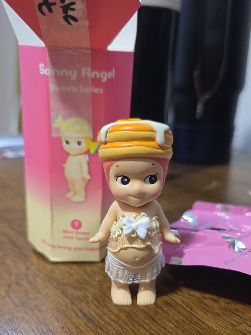 Sonny Angel Sweet Series Pink Pancake Head Mini Figure